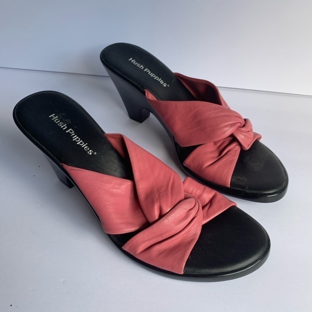 Hush Puppies Cayman pink blush sandals shoes 8.5